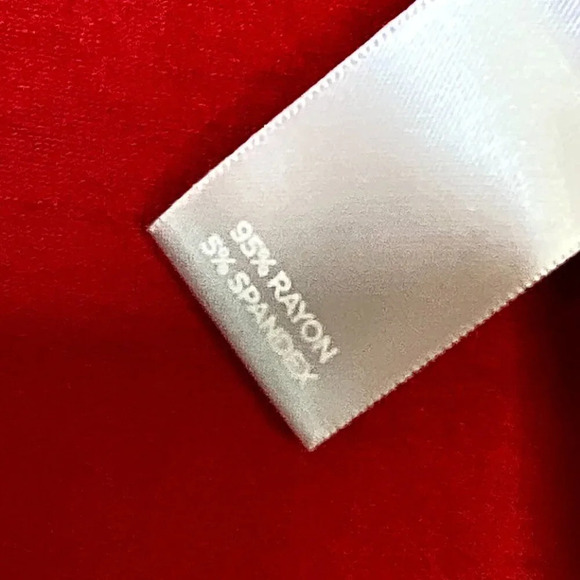 NWT Avenue Studio 14/16 Red Open Front Cardigan Long Sleeve Layering Sweater - Picture 7 of 10